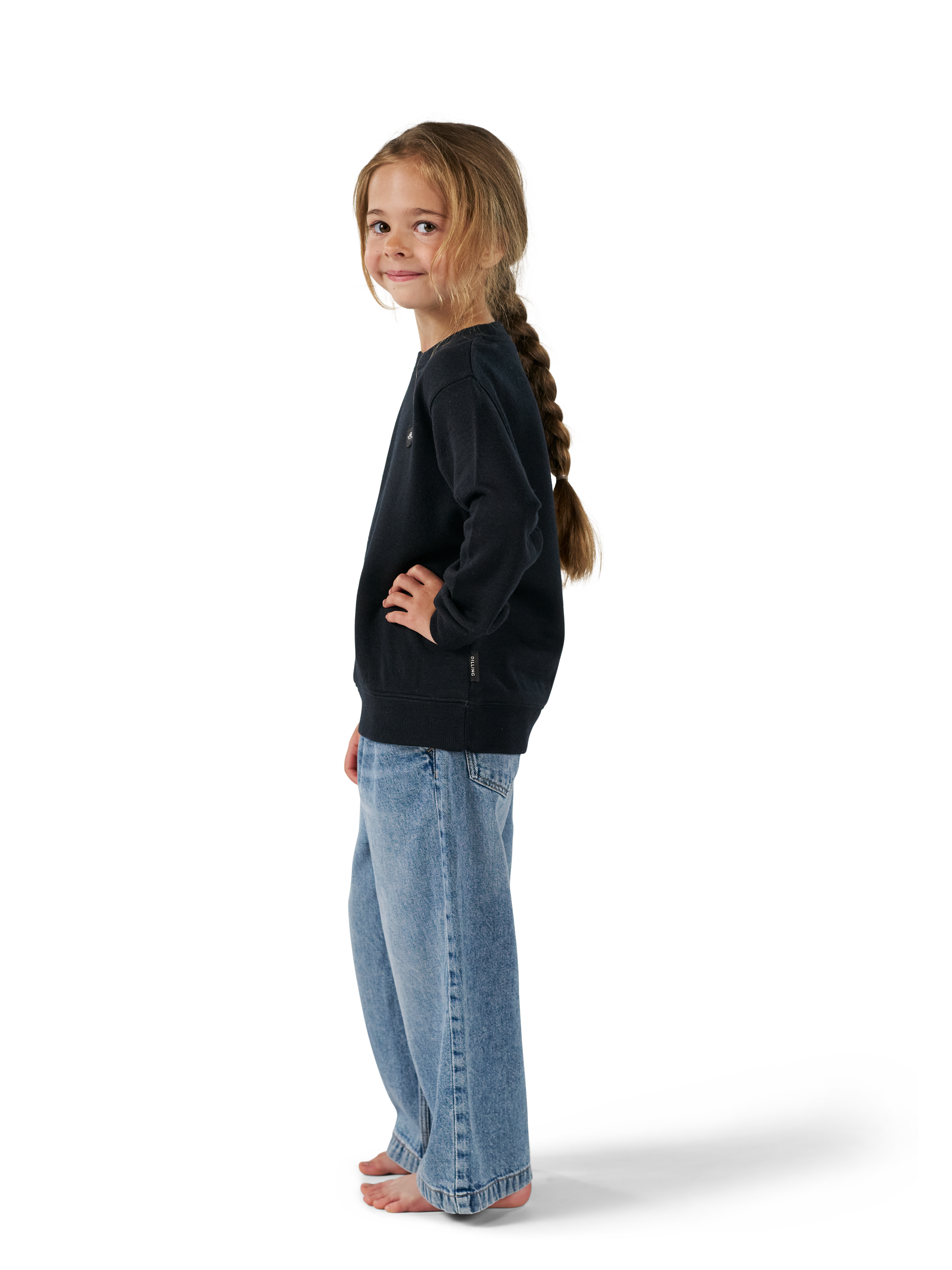 Sweater van merinowol voor kinderen in Beige