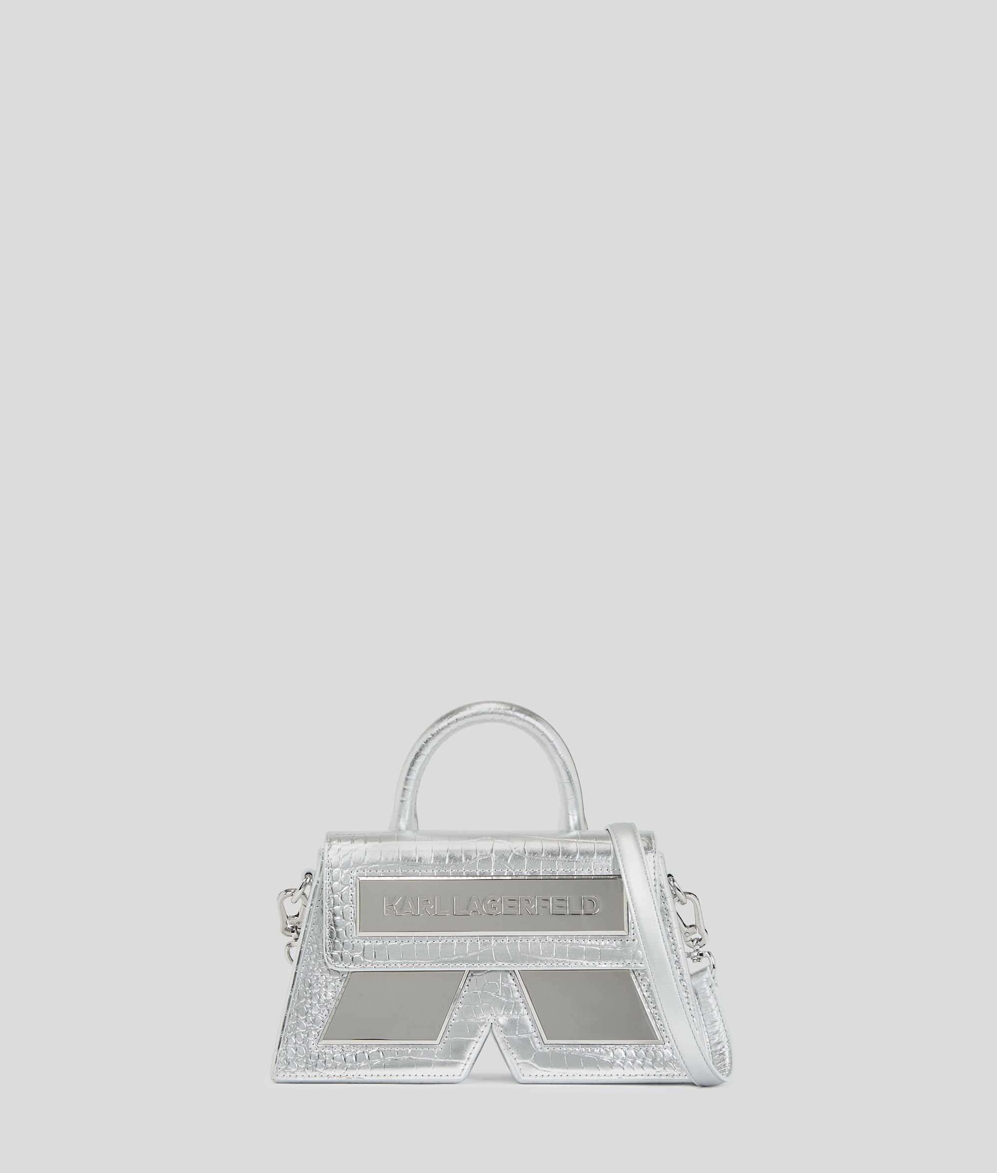 PETIT SAC BANDOULIÈRE EFFET CROCO IKON K