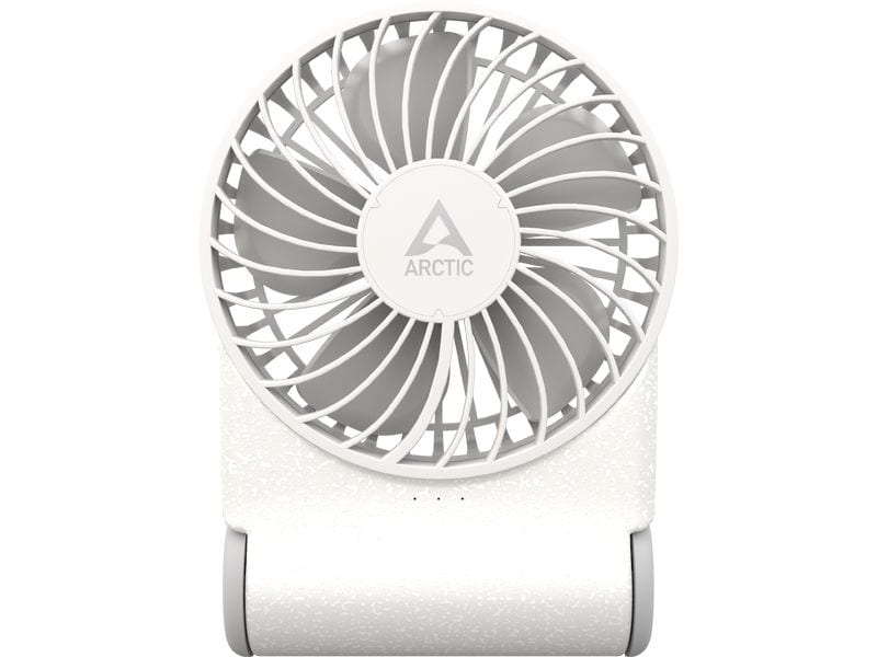 Arctic Cooling USB-Ventilator Summair2Go Weiss Wiederaufladbarer Taschenventilator mit Standfuss