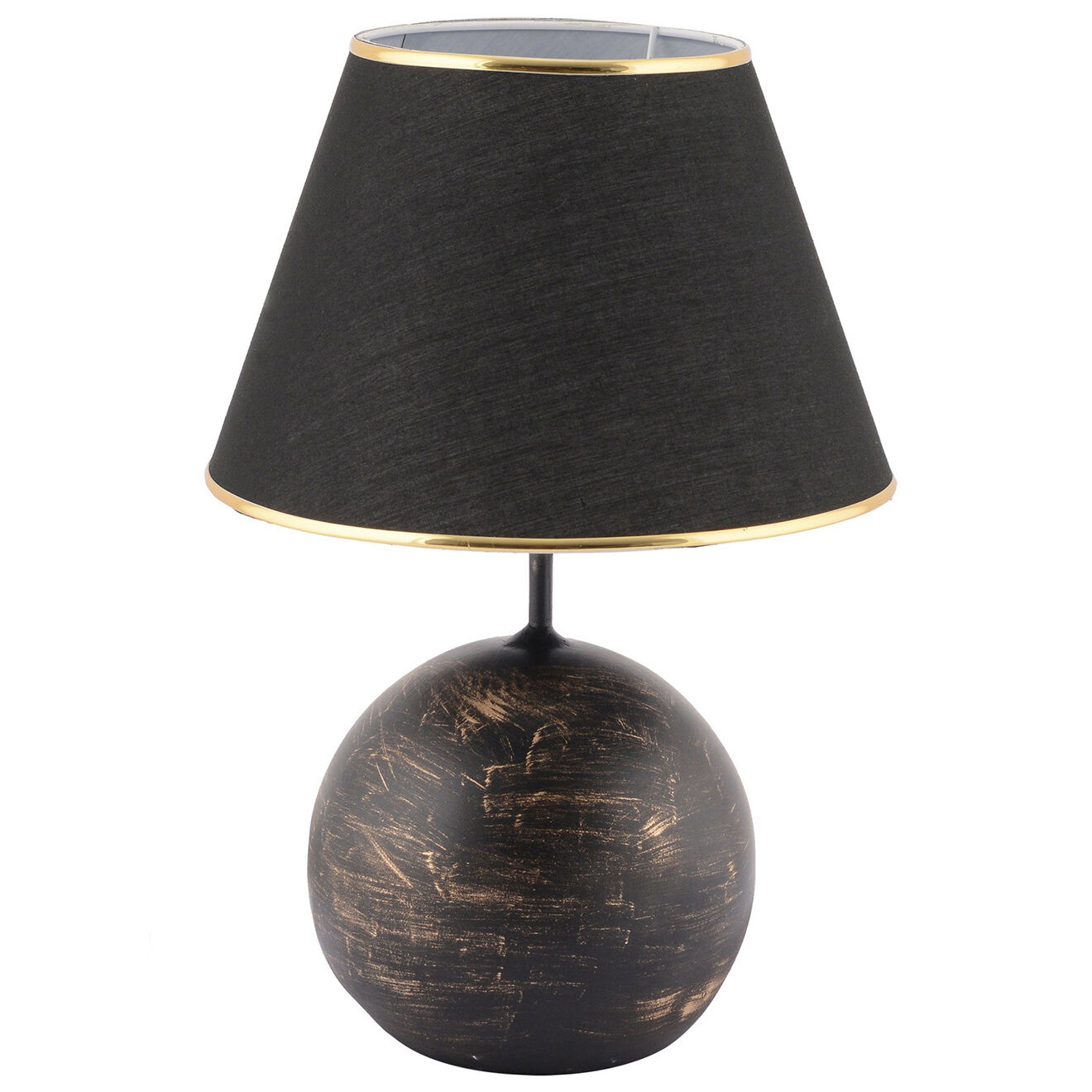 Opviq Lampe à poser Balloon dorée - 25x18x42 cm