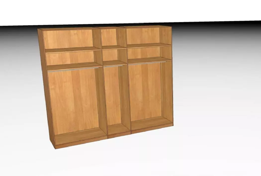 Kleiderschrank Lausanne 250 x 216 cm