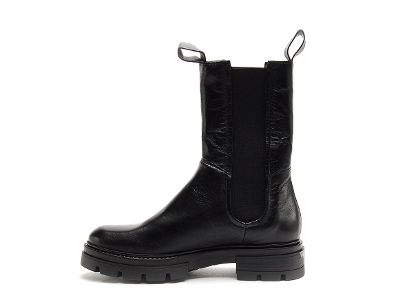 Mjus boots bottine plates femme m79203 noir