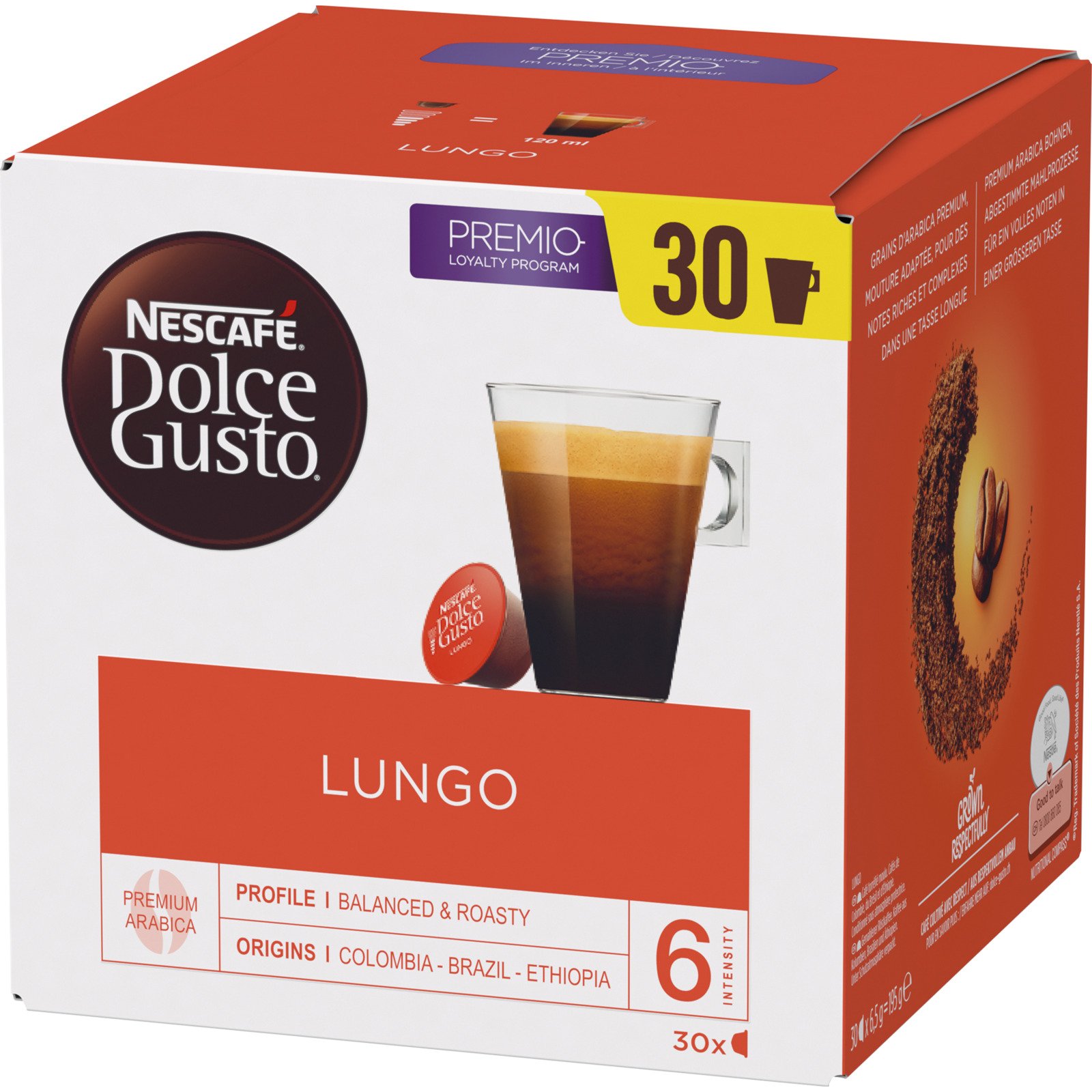 Nescafé Dolce Gusto Lungo 30 Kapseln