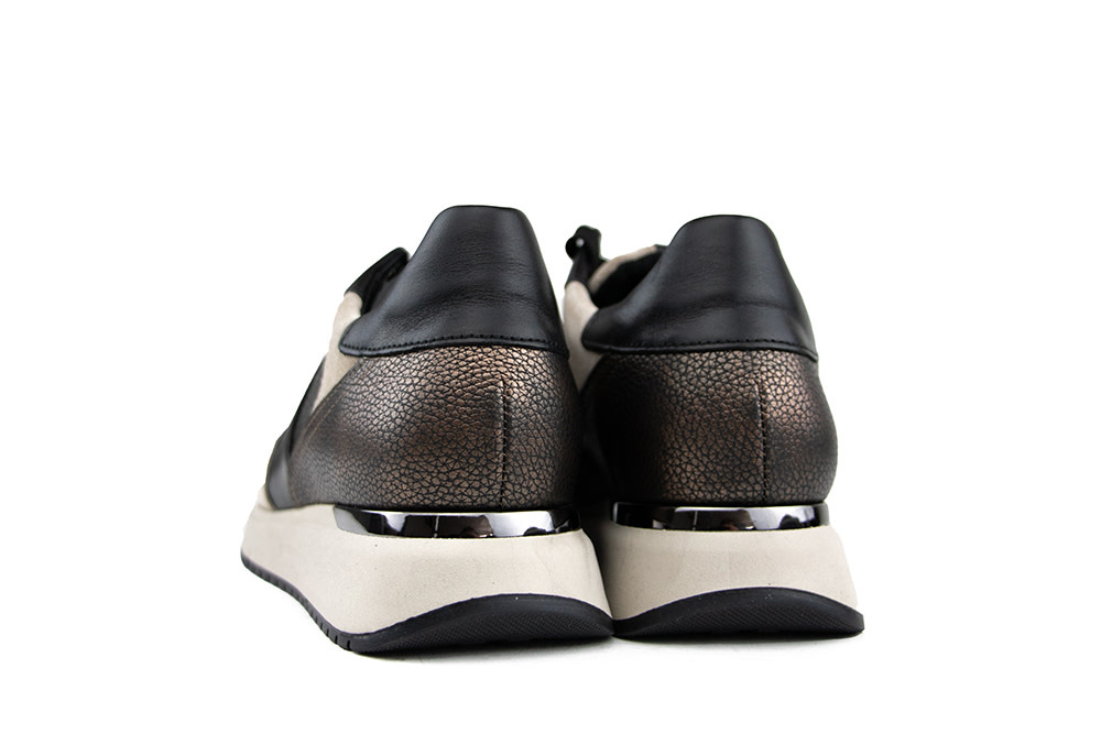 Gabor Sneaker Bronce Silk Schwarz