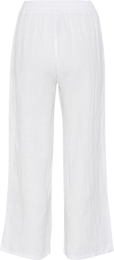 Soaked in Luxury SLAuran Pants - 100% Linen Whisper white