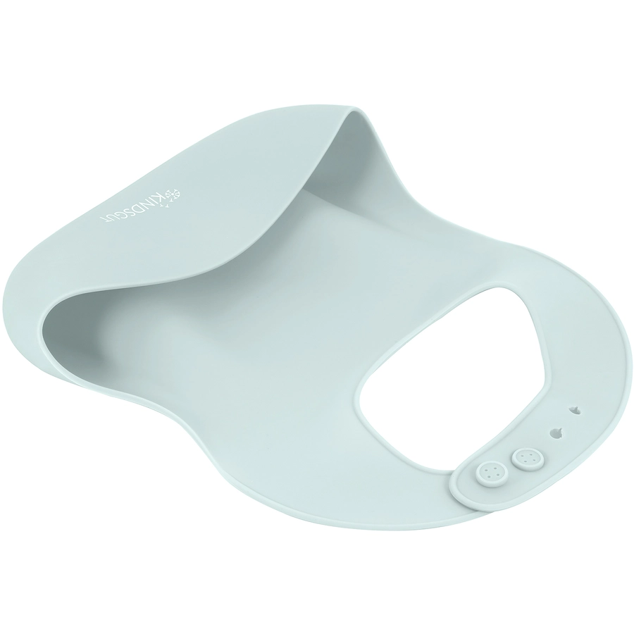 KINDSGUT Lätzchen aus Silikon, aquamarin