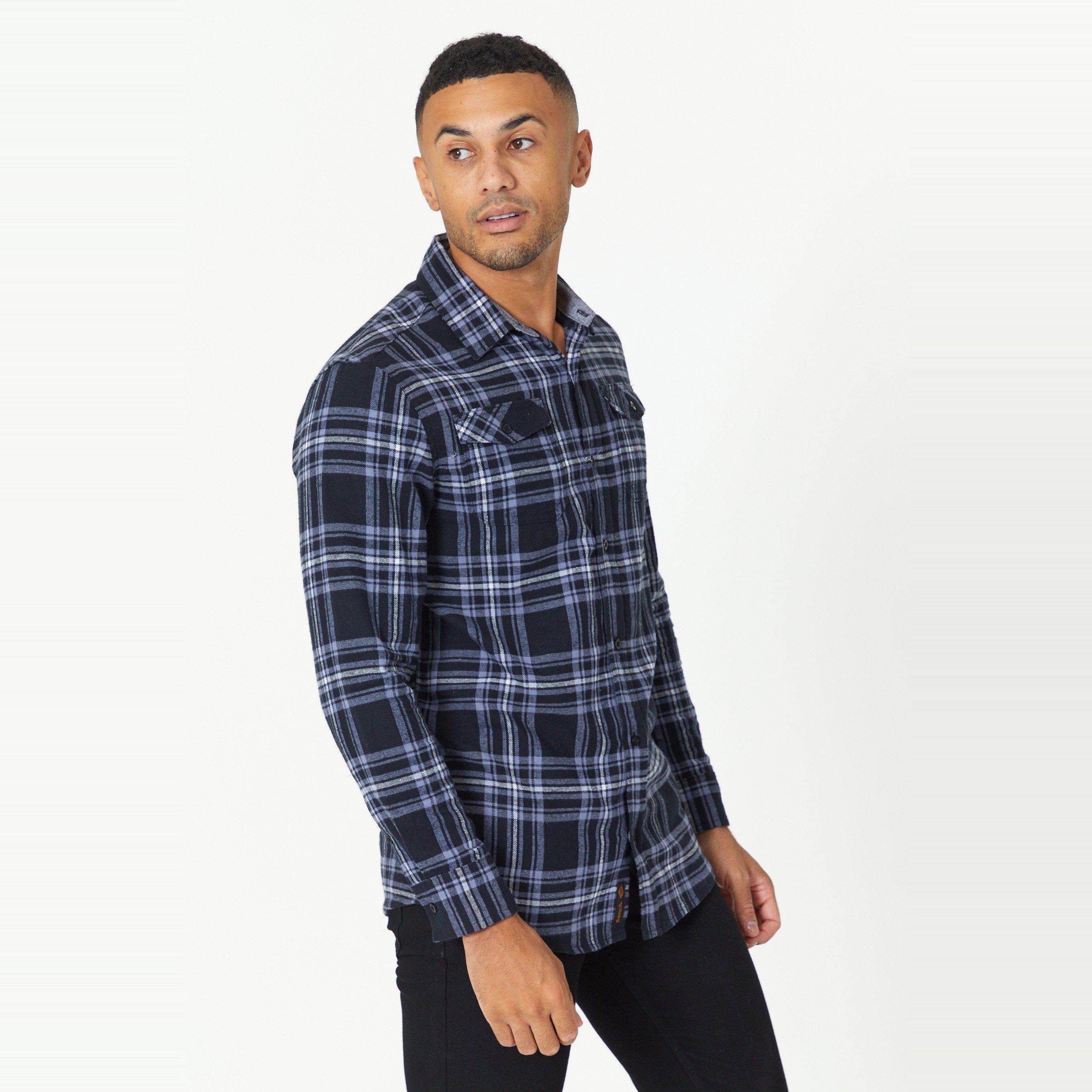 Bench Mens Check Print Shirt
