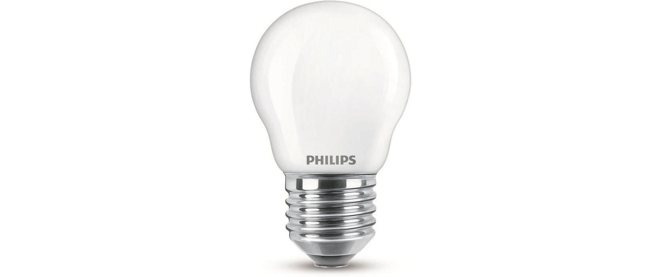 Lampe LEDcla 40W E27 P45 WW FR ND 2PF WarmweissLeuchtmittel P45 mit matter Oberfläche