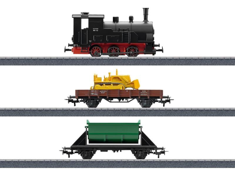 Märklin Startpackung H0 Start up «Mein Start mit Märklin» Lokomotive, Niederbordwagen und Kippwagen
