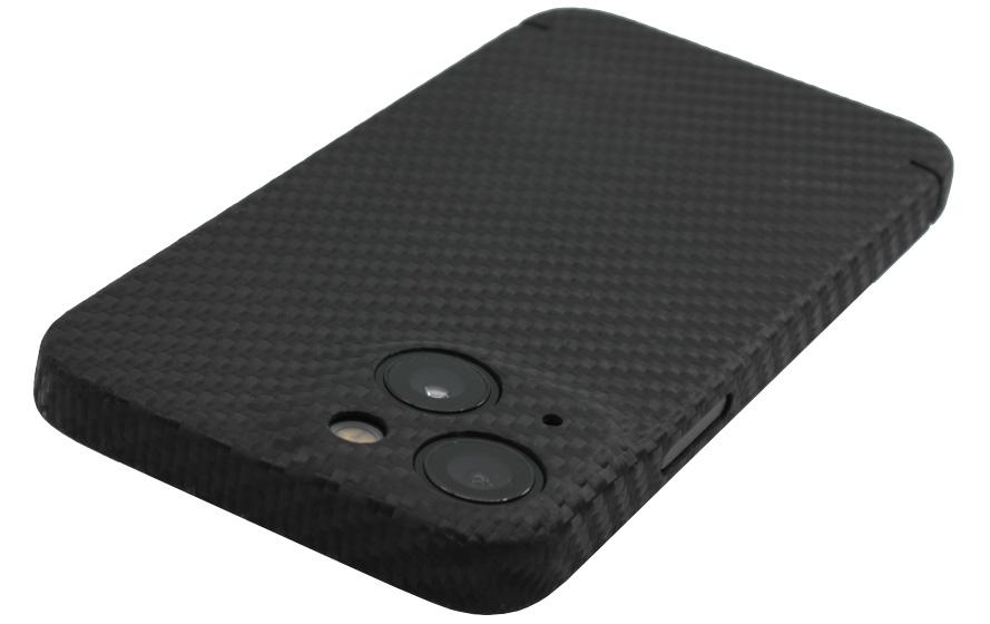 Back Cover Carbon Magnet Series iPhone 14 Plus SchwarzMagnetische Schutzhülle für das Apple iPhone 14 Plus mit Unterstützung für MagSafe