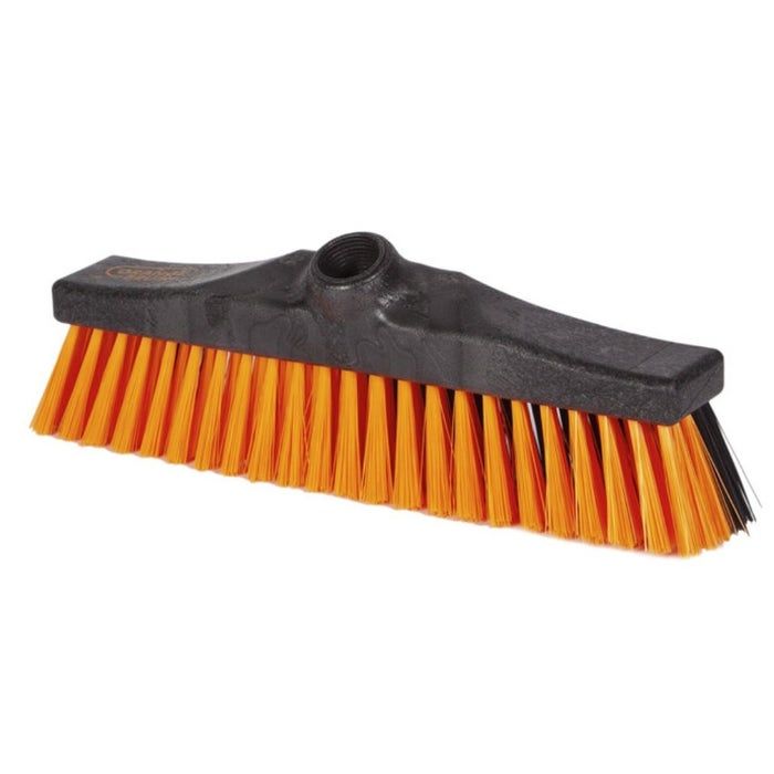 Orange Brush combiveger hard/zacht 30 cm oranje/zwart - zonder steel (8715268203309)