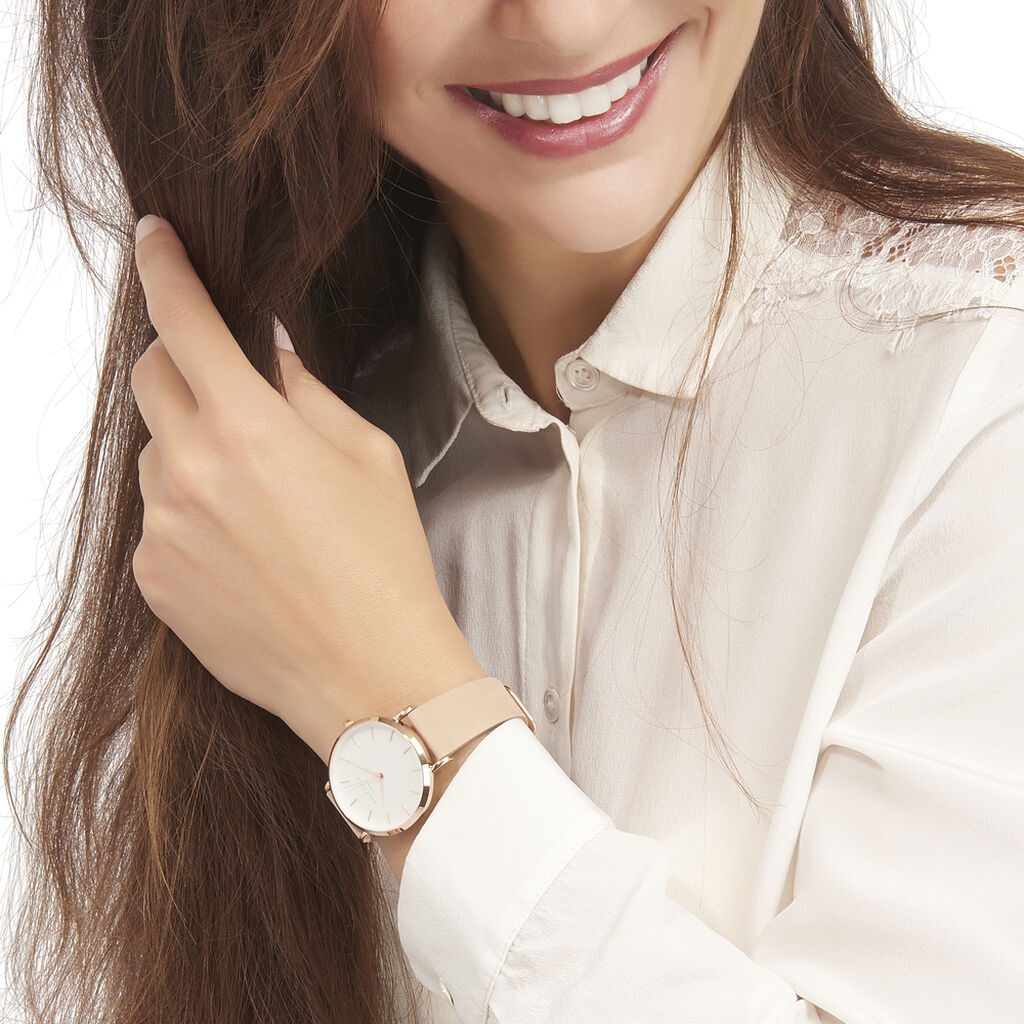 Montre Rosefield West Village Blanc