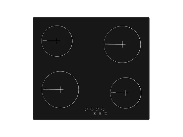 Płyta grzewcza Simfer Simfer | Hob | H6.040.DECSP | Vitroceramic | Number of burners/cooking zones 4 | Touch | Black
