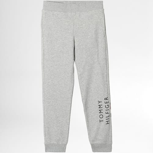 Pantalon Jogging Enfant Logo 7982 Gris Chiné
