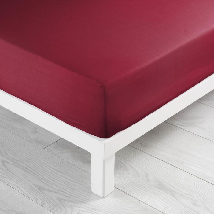 DRAP HOUSSE 2 PERSONNES 180X200CM LINA COQUELICOT