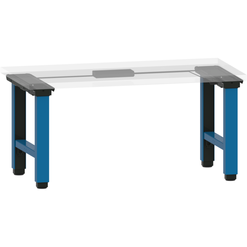 LISTA - Poste de travail kit Quattro Pro (HxLxP) 67,5-117,5 x 176 x 71,8 cm