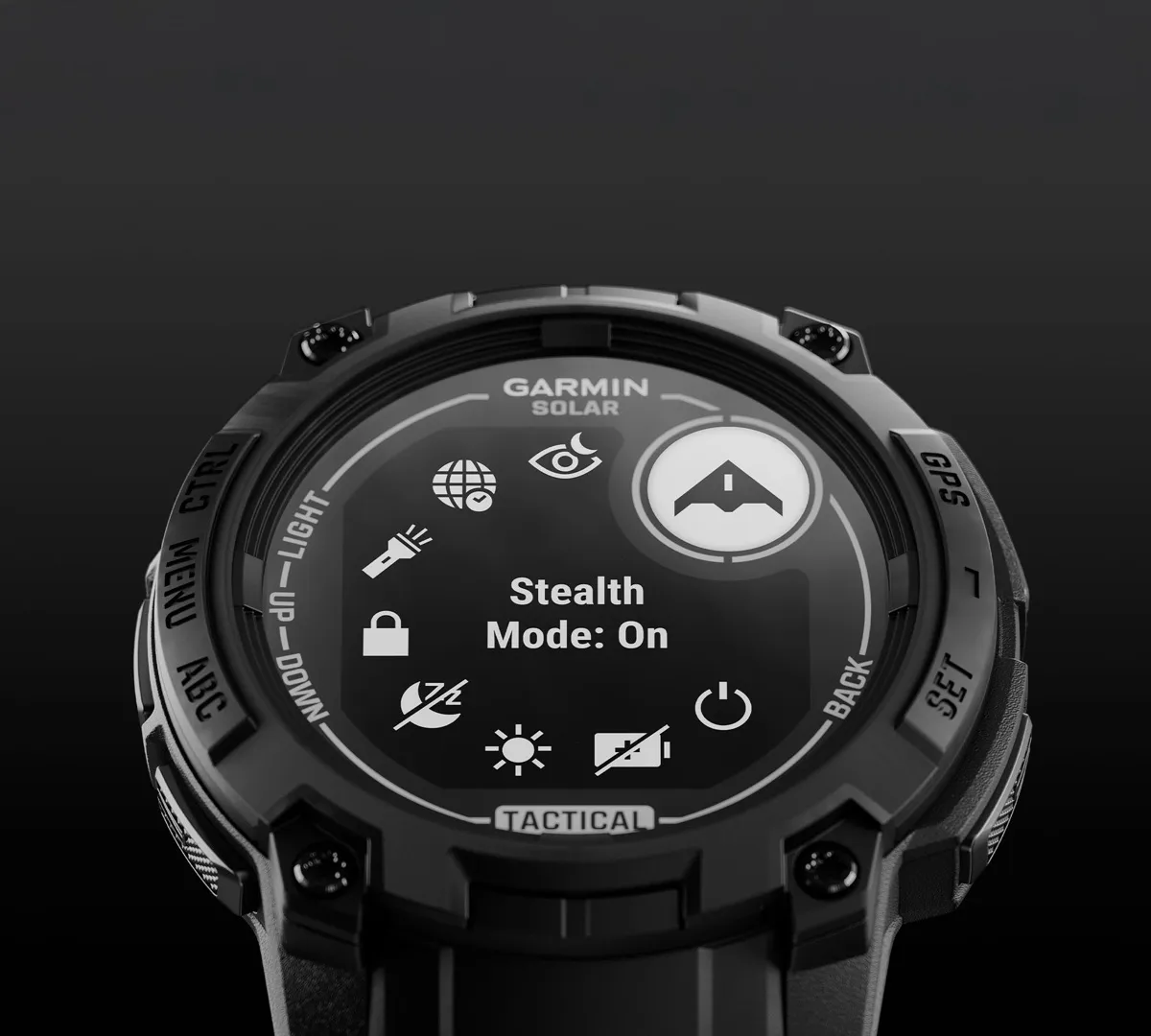 Garmin Instinct® 3 – 45 mm, Solar, Tactical Edition Black