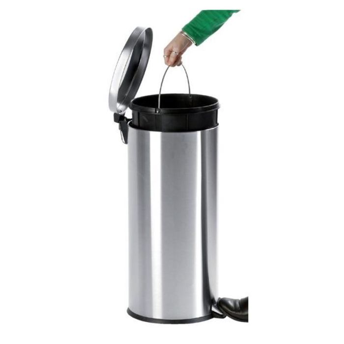 Pedaalemmer 3 Liter RVS Vepa Bins Afvalbak Pedaalemmer Rond 3 Liter RVS (VB222203R)