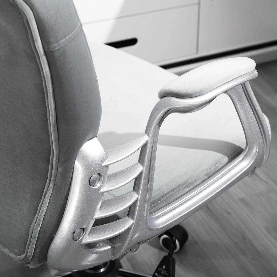 HOMCOM Drehstuhl im eleganten Design grau