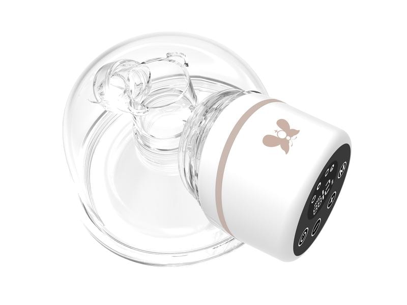 FrauPow Milchpumpe einzeln Elektrisch Hands-Free Brustpumpe