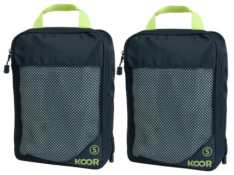 KOOR Kleiderbeutel Goora, Grösse S, 2er-Pack Packhilfe-Set für Ordnung im Koffer