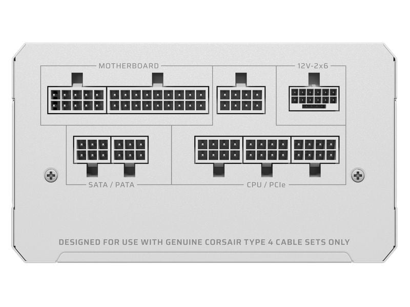 Corsair Netzteil RMe Serie 2025 RM1000e 1000 W Vollständig modulares, geräuscharmes ATX-Netzteil mit 1000 W Leistung