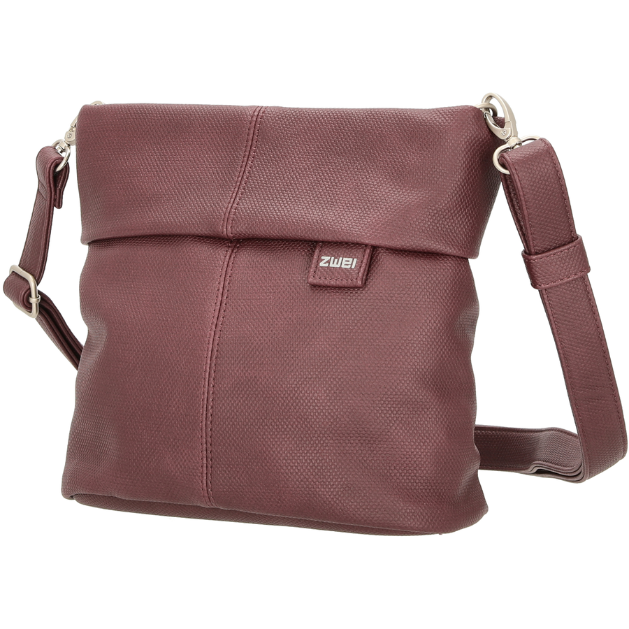 zwei Mademoiselle M8 - Schultertasche 25 cm nubuk-black