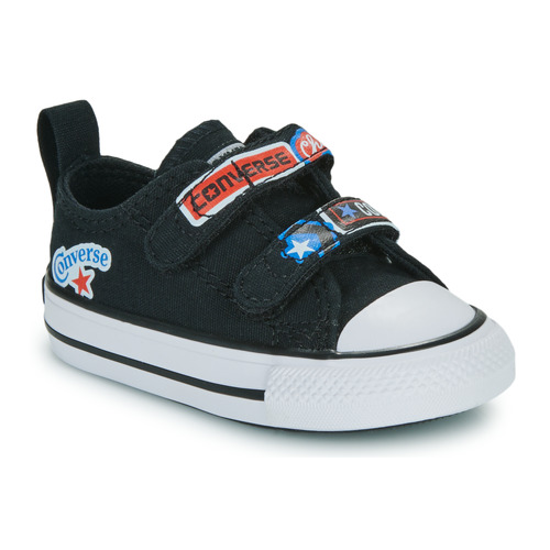 Converse - CHUCK TAYLOR ALL STAR EASY ON STICKER STASH - Noir / Multicolore