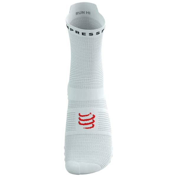 Chaussette running COMPRESSPORT PRO RACING SOCKS V4.0 RUN HIGH WHITE/BLACK