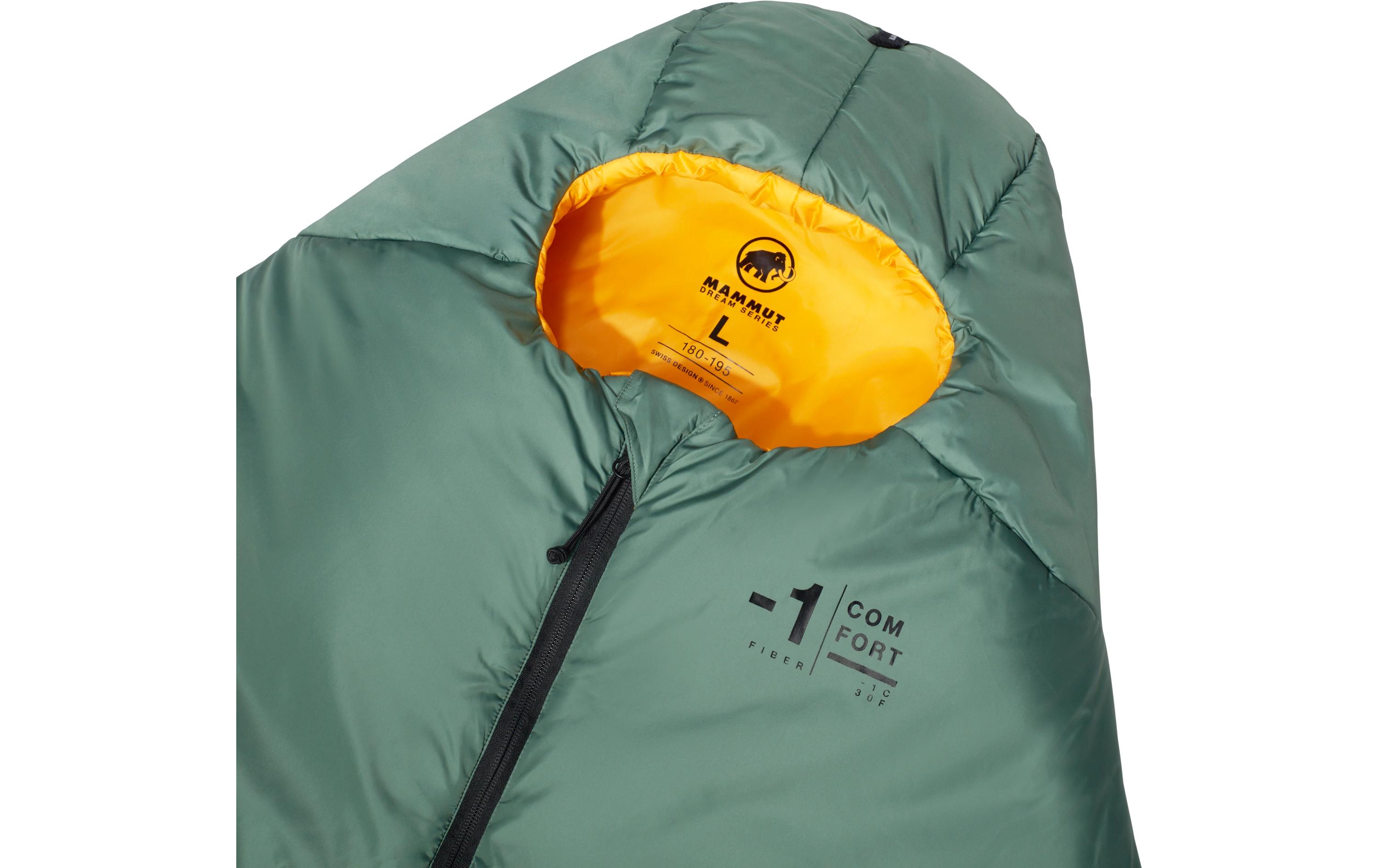 Schlafsack Comfort Fiber -1C Polyester,<br>Mumienschlafsack