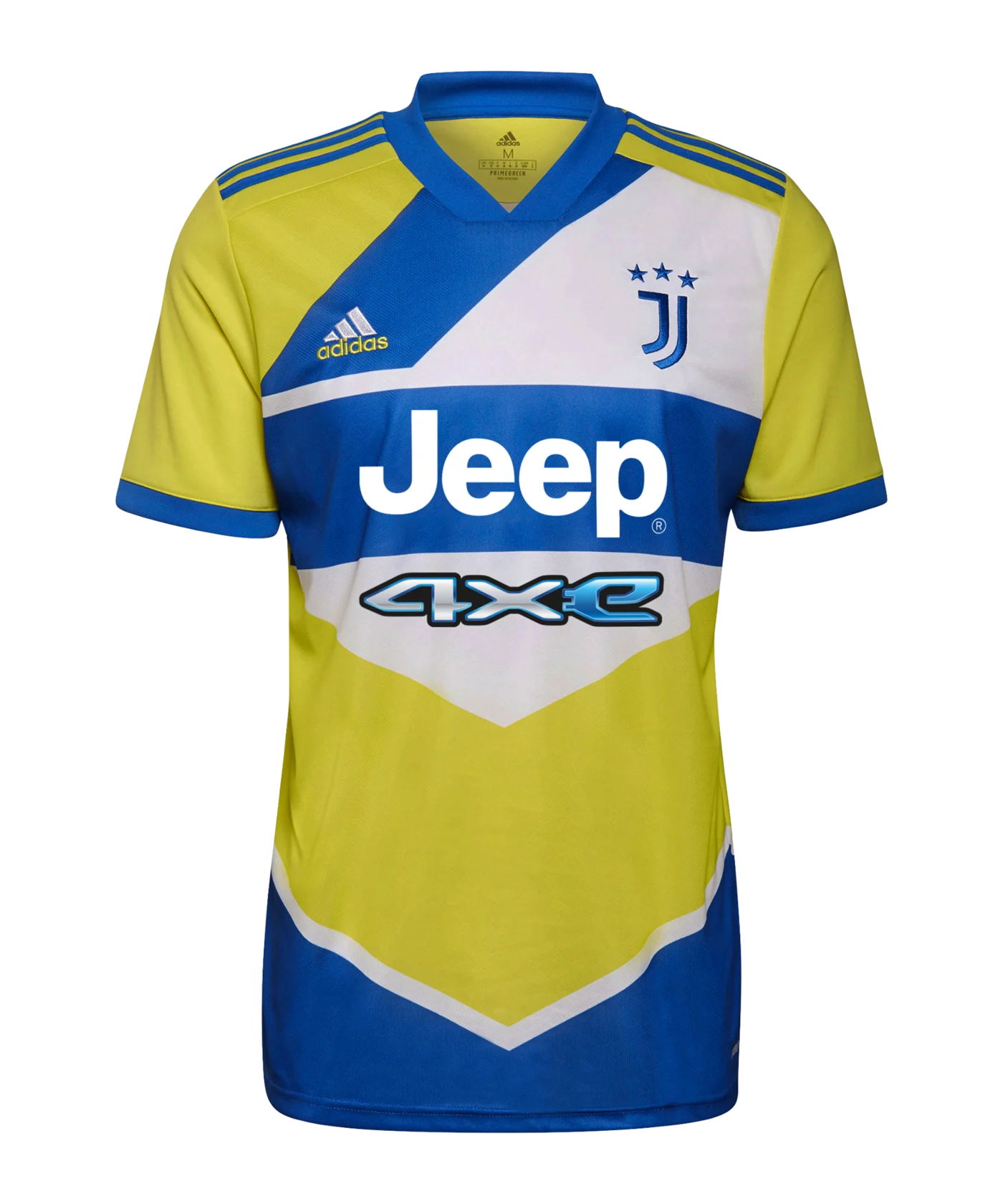 adidas Juventus Turin Trikot UCL 2021/2022 Kids Gelb Blau