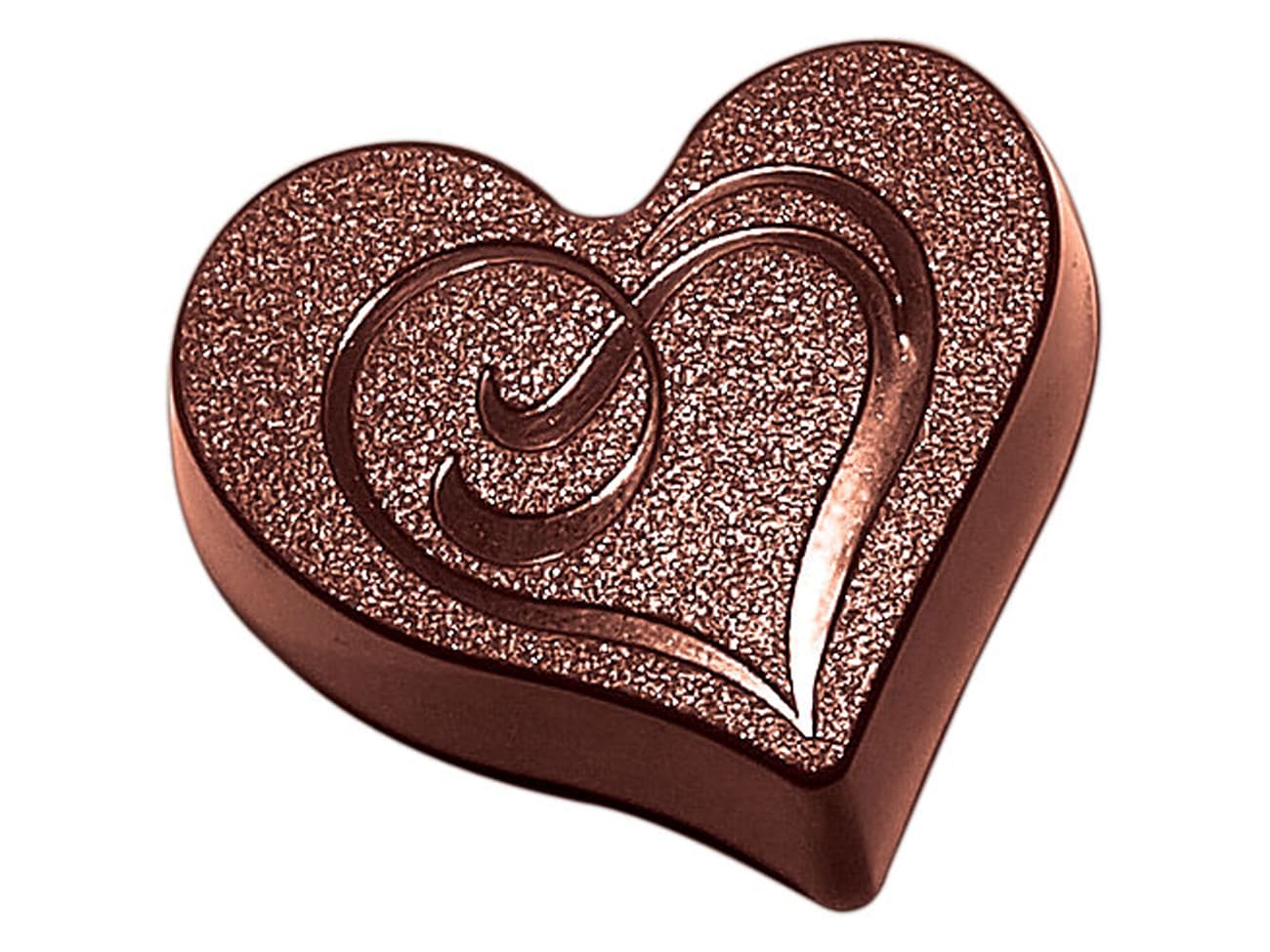 Moule chocolat - 18 coeur