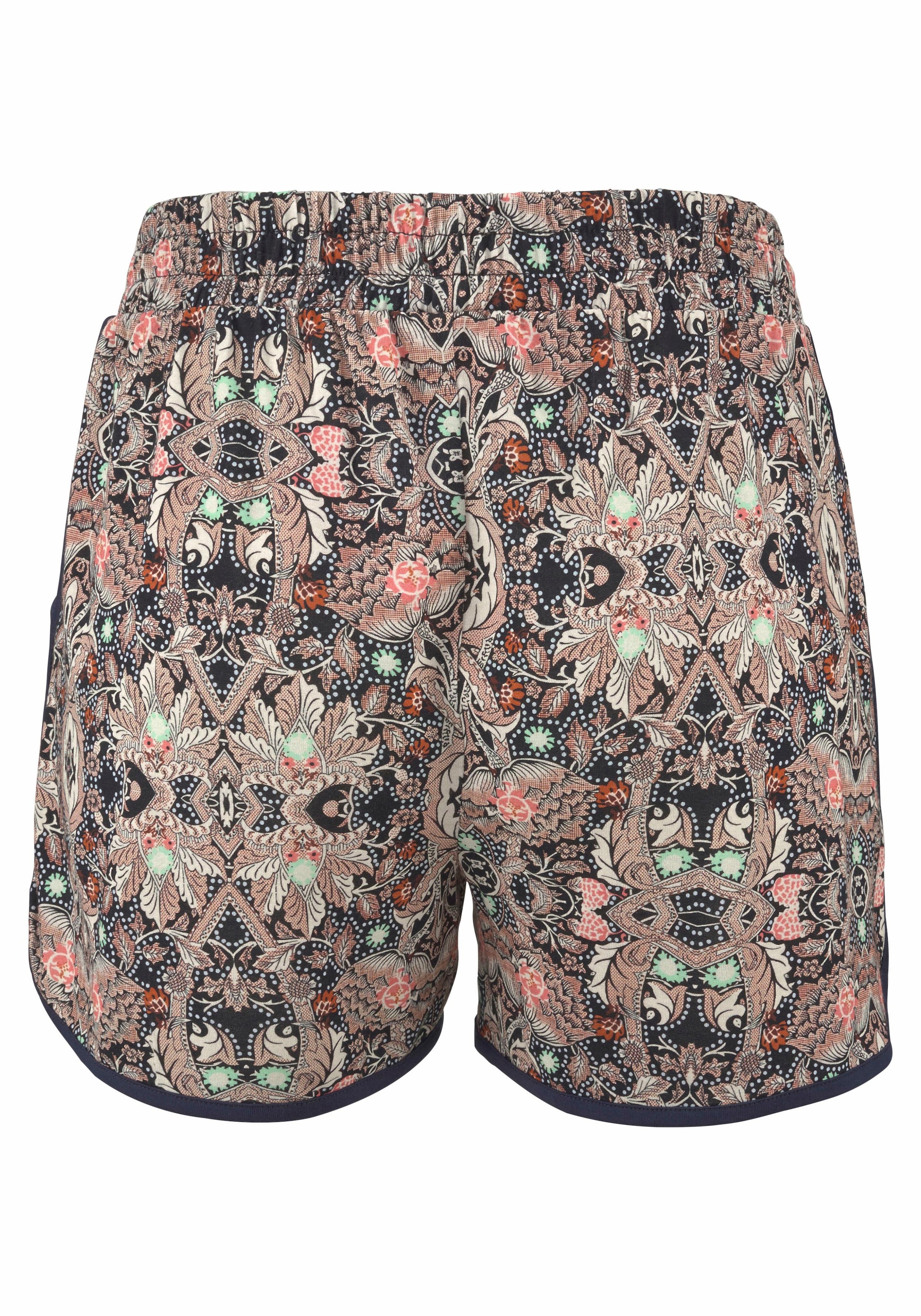 s.Oliver Strandshorts  mit Ethnodruck und Taschen, elastischer Gummizugbund, kurze Hose