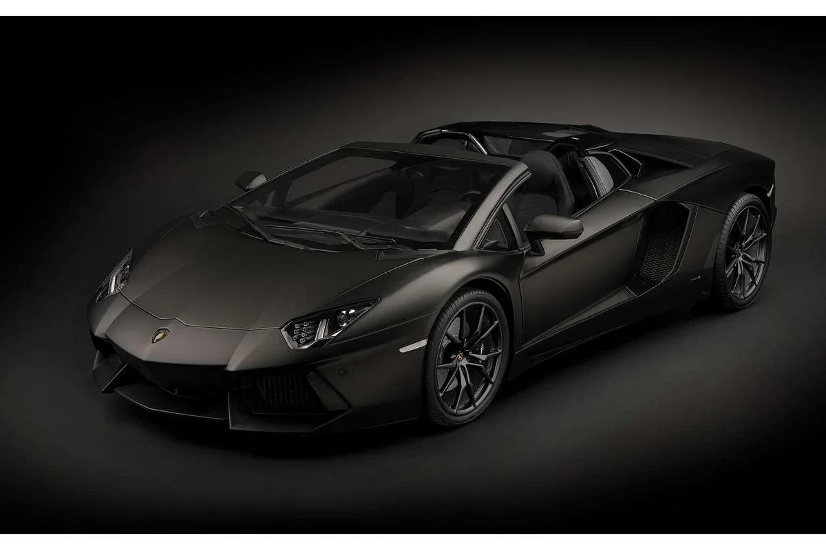 POCHER - Lamborghini Aventador LP700-4 Roadster Nero Nemesi (HK121F)
