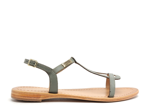 Les tropeziennes nu pieds plats femme hamess kaki