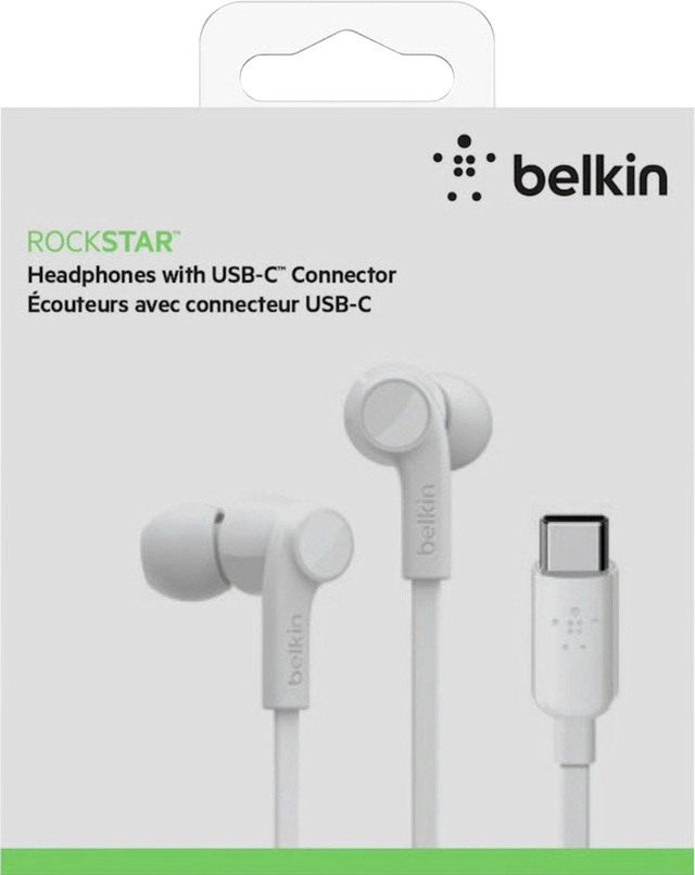 Belkin Headset »Rockstar In-Ear Kopfhörer mit USB-C-Stecker« Geräuschisolierung