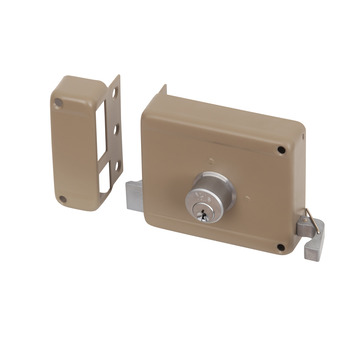 Yale Oplegslot met Buitencilinder Los Grijs Gelakt 615-50mm