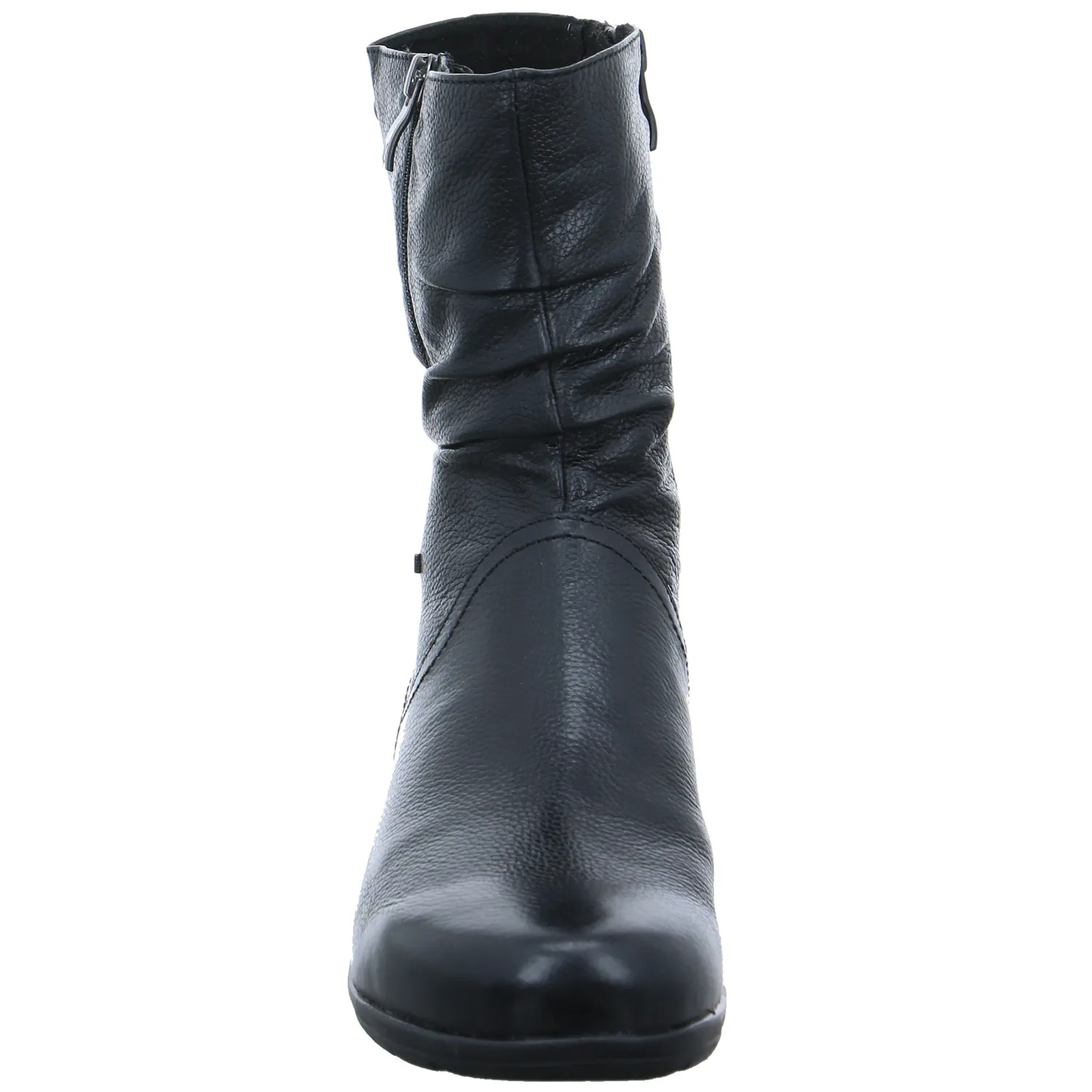 CAPRICE Comfort-Stiefelette Schwarz Leder  mit TEX