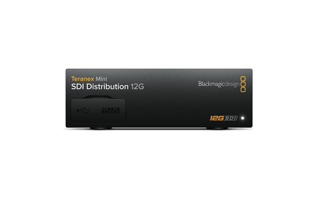 Konverter Teranex Mini SDI Distribution 12G<br>Verteilt ein einziges SDI-Signal an bis zu 8 SDI-Geräte gleichzeitig. Funktioniert mit allen SD-, HD- und Ultra HD-Formaten bis zu 2160p60