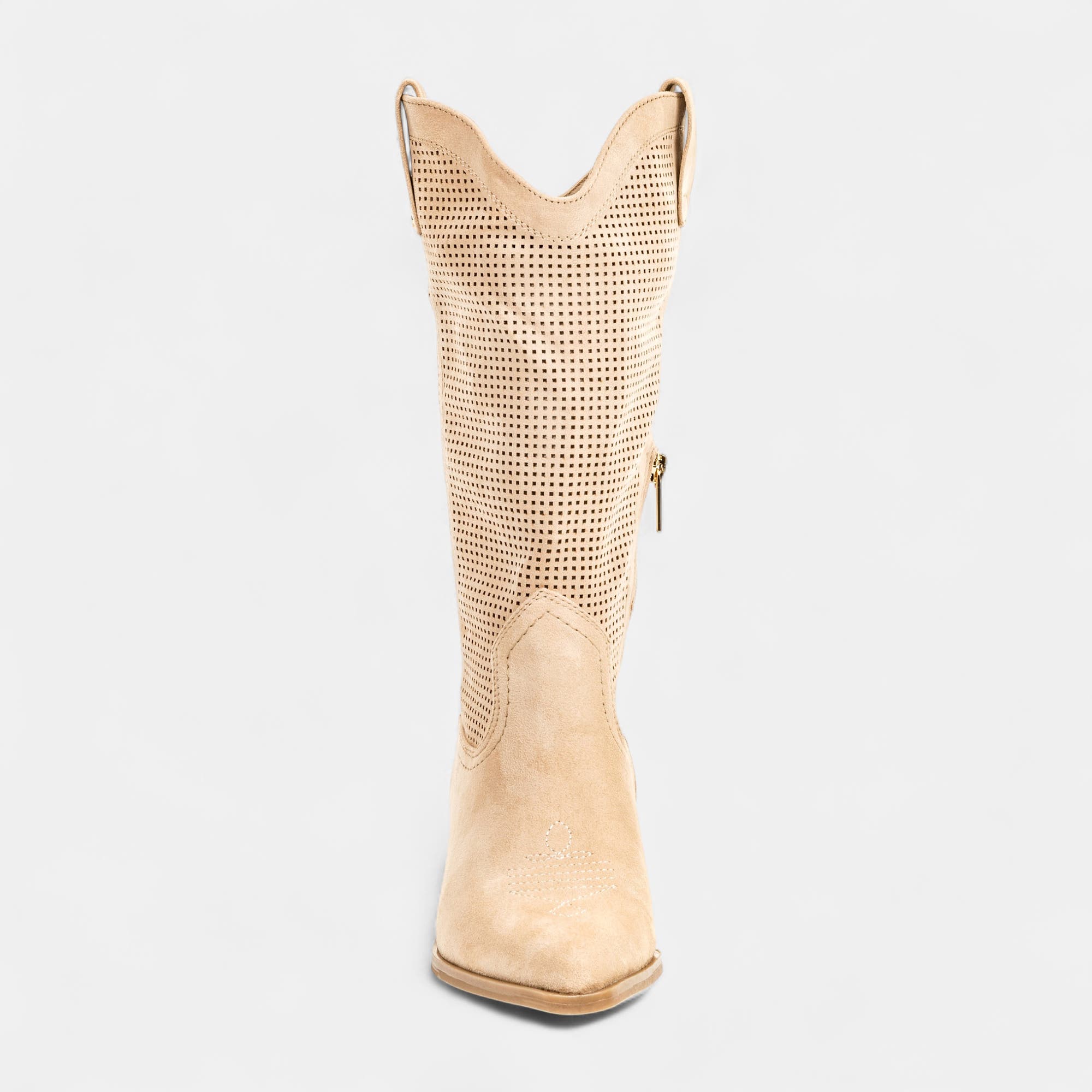 Bottes à talon Femme beige