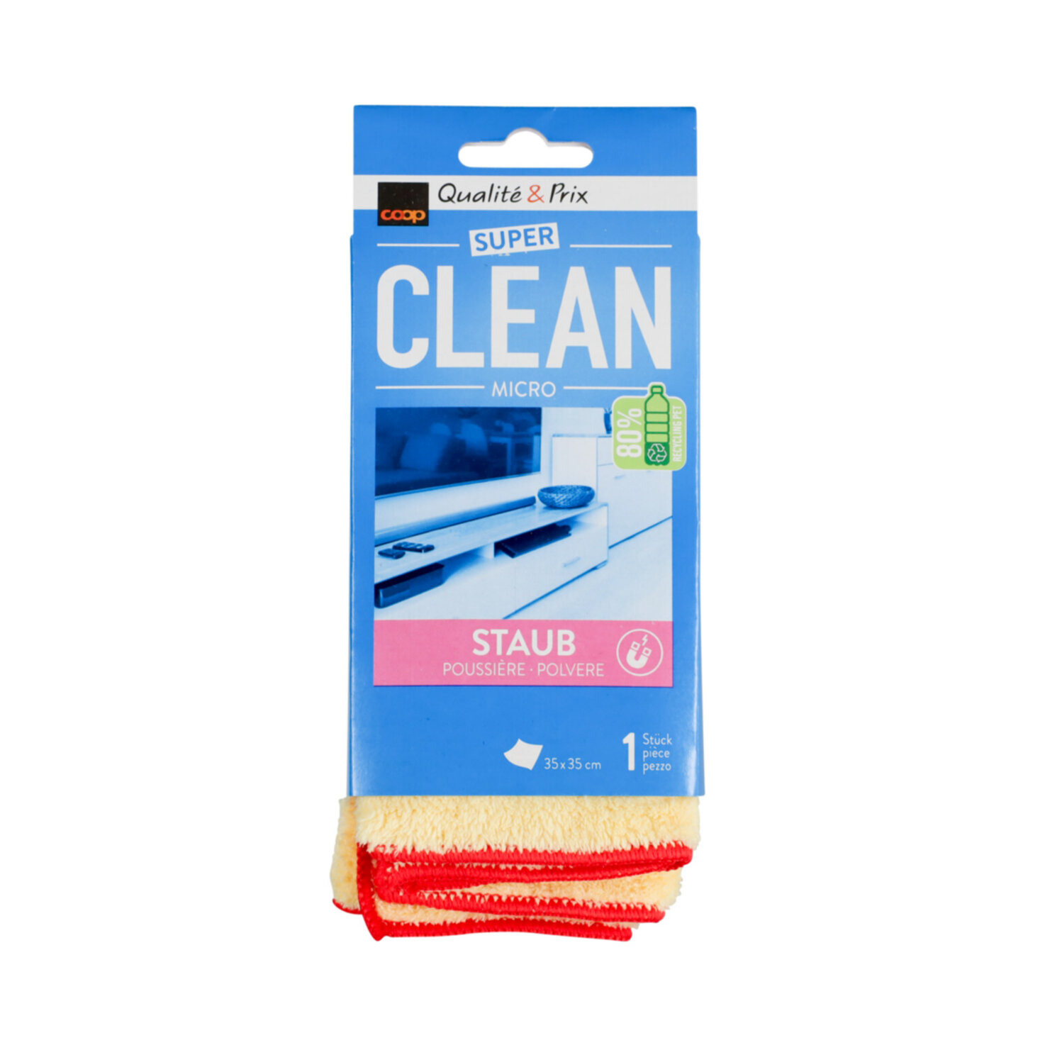 Clean Mikrofaser Staubtuch R-PET