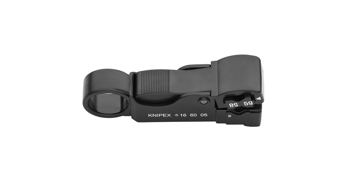 KNIPEXCoax-Afstriptang 16 60 05 SB kabelstrip-/ontmantelingsgereedschap
