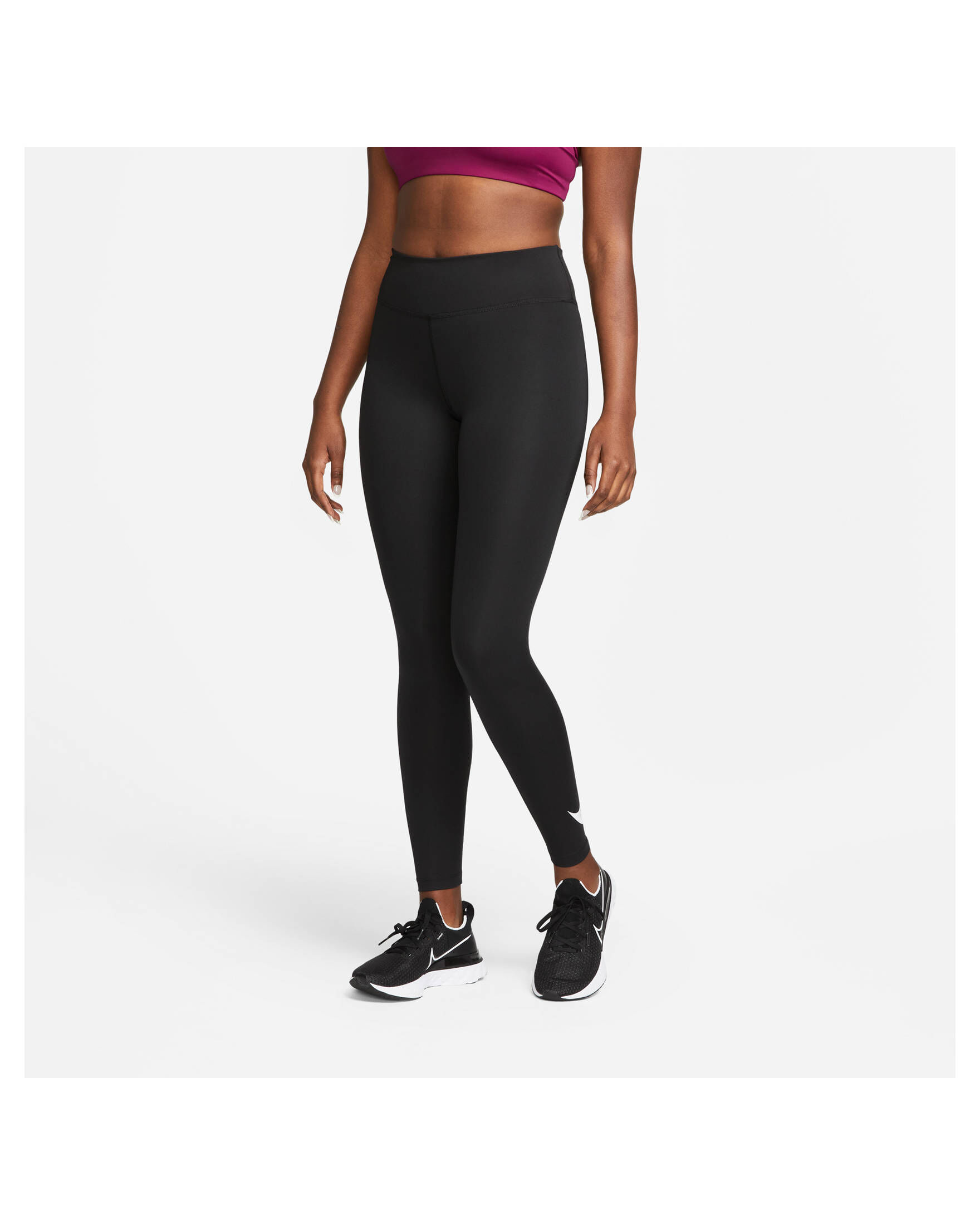 Nike| Damen Lauftights DRI-FIT SWOOSH RUN 7/8-Länge