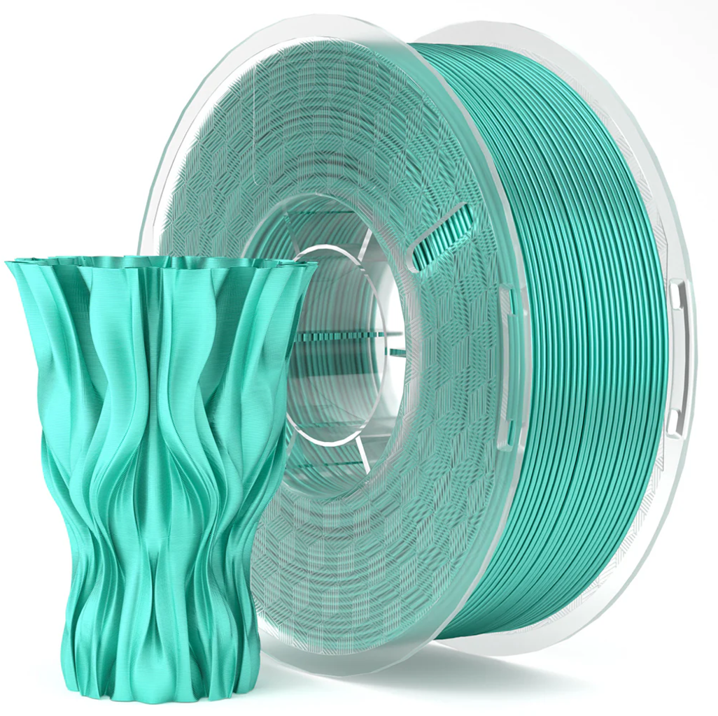 Elegoo  PLA Silk Mint Green, 1,75 mm / 1000 g    PLA mit seidigem Finish in Minzgrün