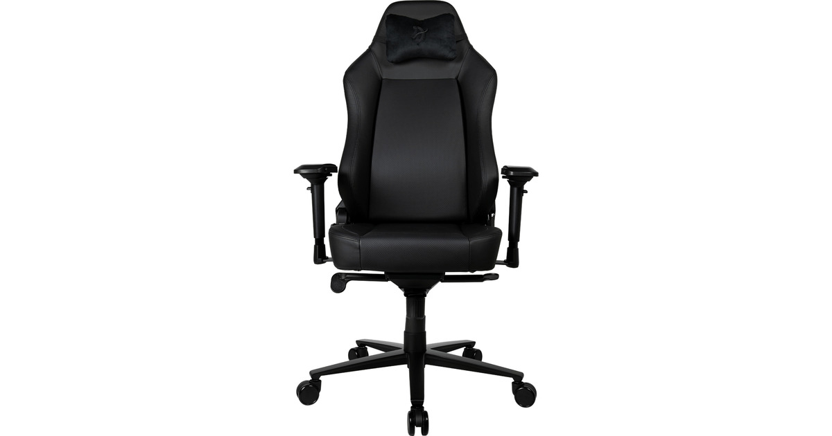 ArozziPrimo - Full Premium Leather - Black gamestoel  (Zwart)