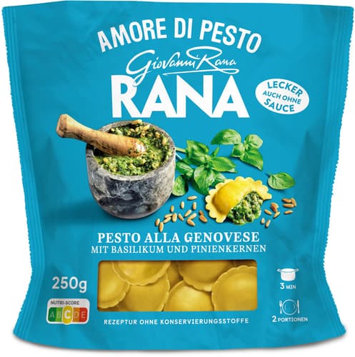 RANA Ravioli mit Basilikum und Pinienkernen