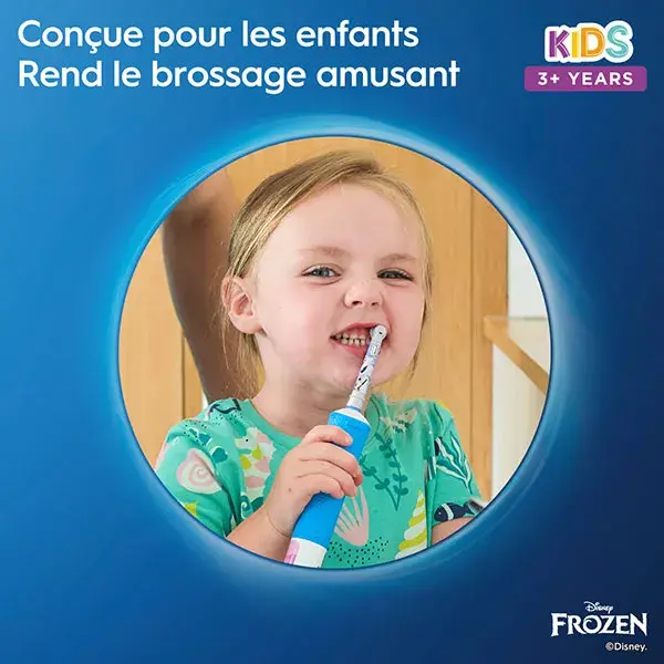 Cabeças de escova de substituição Oral-B Kids com personagens de Frozen (pacote com 3)