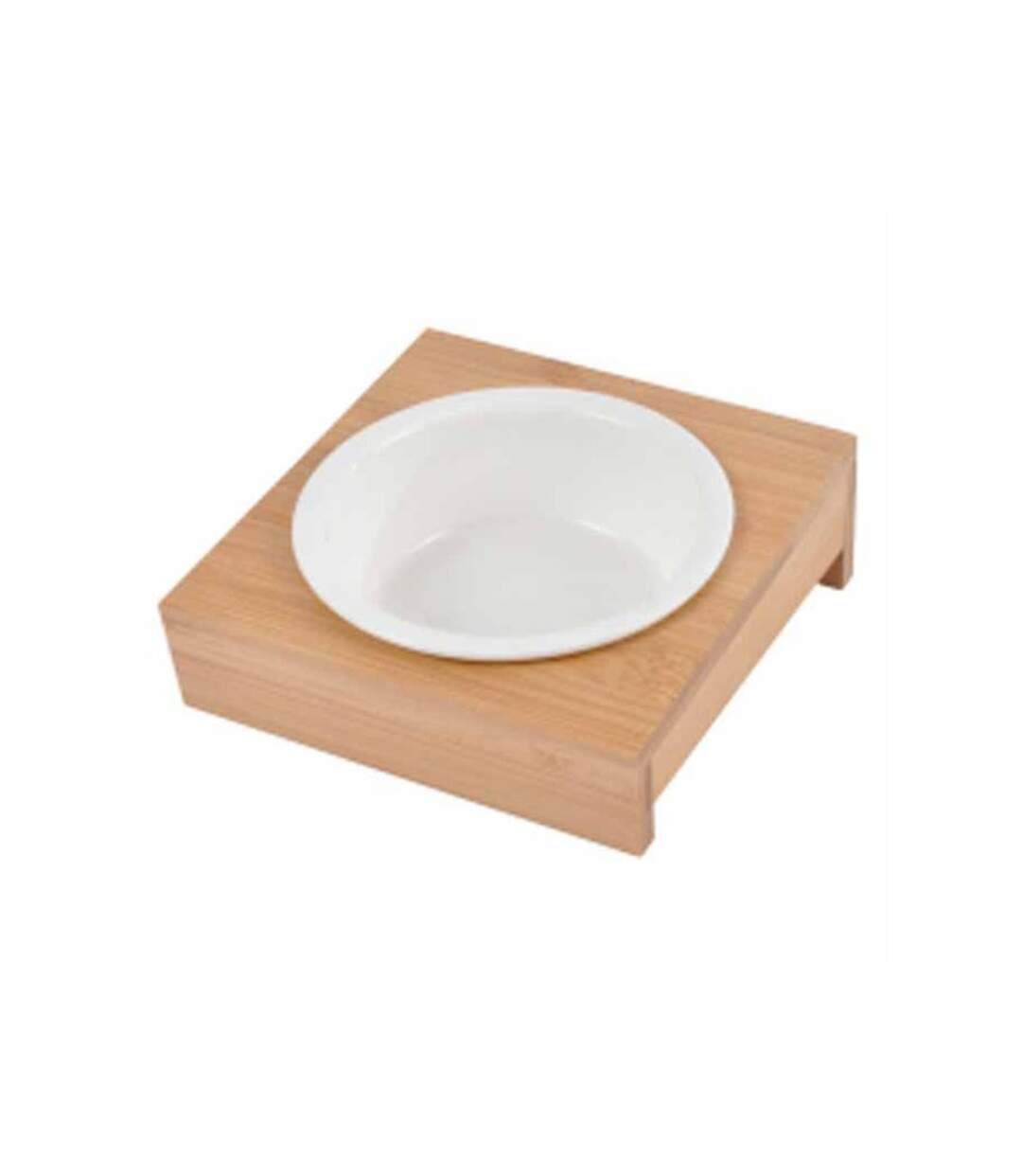 Paris Prix - Gamelle Pour Chien & Chat bambou 14cm Naturel