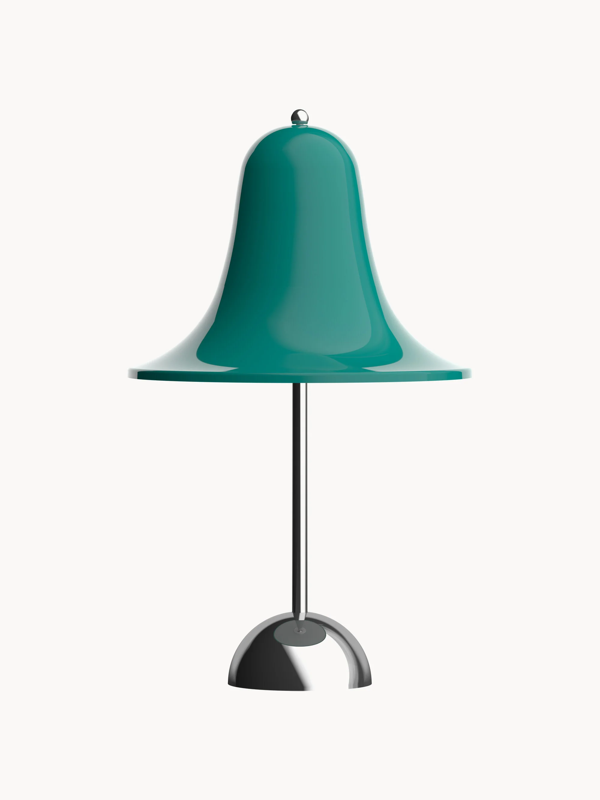 Kleine draagbare dimbare LED-tafellamp Pantop, Design Verner Panton