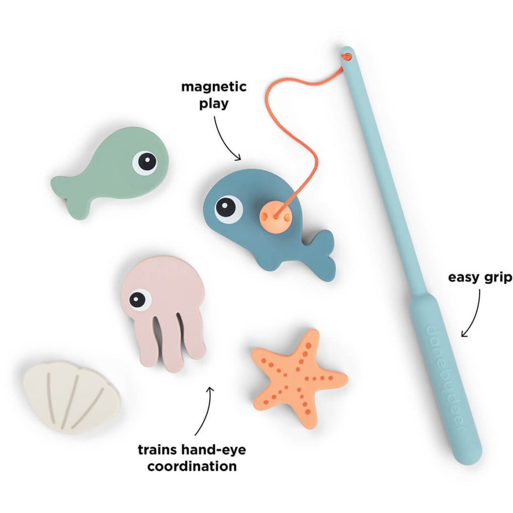 Køb DonebyDeer Farvemix Bade- og fiskelegetøj Sea friends
